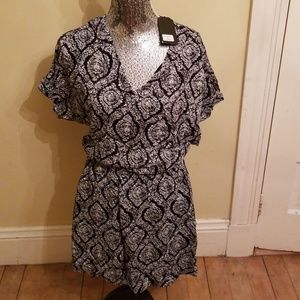 Black and white dress